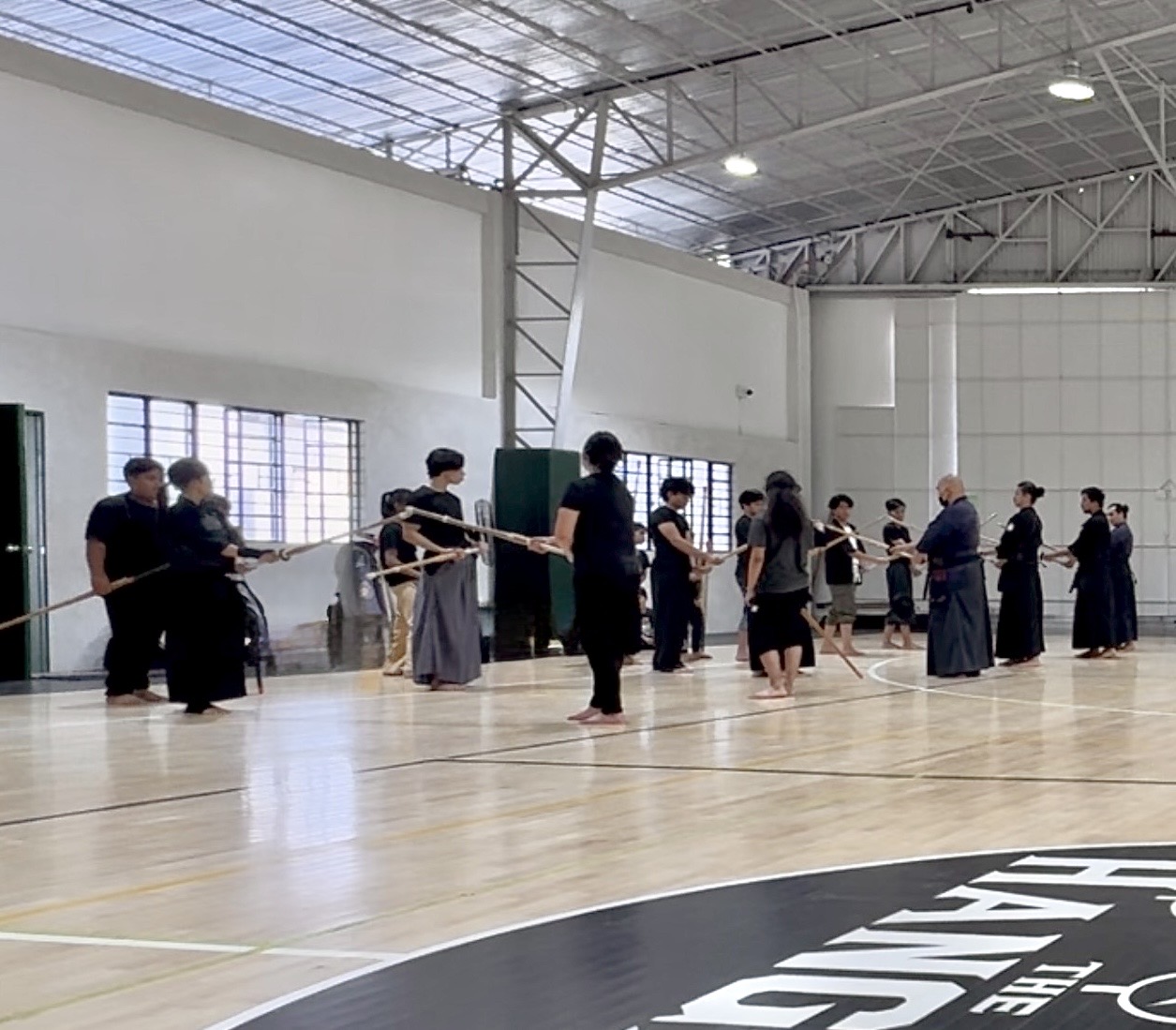 Men strike kendo technique — Bacolod Kenshi Shurendan
